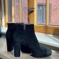 Madewell Shoes | Black Madewell Suede Platform Boots. | Color: Black | Size: 7