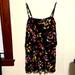 Torrid Dresses | Black Floral Short Dress With Pockets | Color: Black | Size: 4x