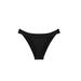 Plus Size Women's The Cheeky Bikini - Modal Silk Rib by CUUP in Black (Size 2 / S)