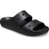 Badepantolette CROCS "Classic Sandal V2", Herren, Gr. 48, schwarz, Croslite, sportlich, Schuhe Pantolette Badelatschen, Sommerschuh, Poolslides, Schlappen, zum Schlupfen