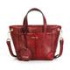 Kate Lee Damen Schulterriemen, Rot Cro Schultertasche aus Leder