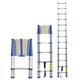 Telescopic Ladders Multi-Purpose Extendable Ladder telescopic ladder Telescoping Ladder for 8m/ 7m/ 6.2m/ 5m/ 4m/ 3.8m/ 2.6m Rooftop Tent, Aluminum Extension Telescopic Ladders for Home Loft vision
