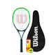 Wilson Hyper Feel Tennis Racket, Wilson Tennis Cover & 3 Wilson Championship Tennis Balls