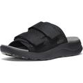 KEEN Women's Elle Sport Slide Breathable Comfortable Open Toe Athletic Slip On Sandals, Black/Black, 7.5
