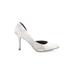 Brash Heels: Ivory Snake Print Shoes - Women's Size 9