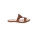 Cole Haan Sandals: Brown Print Shoes - Women's Size 7 - Open Toe