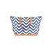 Dooney & Bourke Leather Tote Bag: Blue Chevron/Herringbone Bags