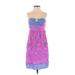 Alice & Trixie Casual Dress - Mini Sweetheart Sleeveless: Pink Dresses - Women's Size Small