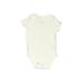 Baby Gap Short Sleeve Onesie: Ivory Print Bottoms - Size 6-12 Month