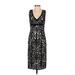 Betsey Johnson Casual Dress: Black Jacquard Dresses - Women's Size 2