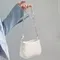 Mode femme petite pochette sacs à main rétro couleur unie en cuir PU épaule sous les bras sac décontracté dames quotidien Hobos sac à main