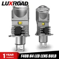 Mini budgétaire F40B LED H4 bi-led ampoules de sauna lampe frontale turbo lumière haute et basse