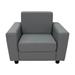 Factory Direct Partners Inspired Playtime Classic Chair Polyurethane in Gray | 21.75 H x 24.25 W x 18.25 D in | Wayfair 14472-GY