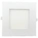 GOODLITE 6" LED Fire Rated & Certified Square Ultra Slim Downlight - Selectable Color, Dimmable 1600 Lumens in White | 1.5 H x 6.85 W in | Wayfair