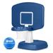 GoSports Splash Hoop Classic Swimming Pool Basketball Game - Rubber in Blue | 33.1 H x 28 W x 31.5 D in | Wayfair BB-SH-CLASSIC-BLUE