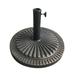 Canora Grey Saberio Metal Free Standing Umbrella Base Metal in Brown | 2 H x 22 W x 22 D in | Wayfair 6400FB735291488E8CD89EAEC9A7ADEB