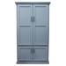 Red Barrel Studio® Jayliz Armoire Wood in Gray | 74.75 H x 32.5 W x 16.625 D in | Wayfair 5217668BA68E4229940ABBA175E4C95B