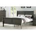 Alcott Hill® Brizeida Sleigh Bed Metal in Gray/White | 47 H x 80 W x 90 D in | Wayfair 7599EB08D0DC4B4C8F397852EDC84415