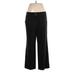 Bill Blass Dress Pants - High Rise: Black Bottoms - Women's Size 16