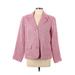 Appleseeds Blazer Jacket: Pink Tweed Jackets & Outerwear - Women's Size 10 Petite