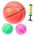 Water ball 3 PCs Inflatable Ball with Air Pump Simulated Basketball Football Playing Water Ball Beach Outdoor Toy for Kid Children (Random Ball)