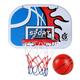 1 Set Punch Free Wall-mounted Basketball Basketball Stand Toy Portable Basketball Sports Game Toy (Blue Large Basketball Hooks)