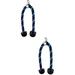 Weight Machine Accessories Pull Down Cable Attachment 2 Pack Rope Heavy Triceps