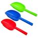 3Pcs Sand Shovels for Kids Colorful Toy Scoops Plastic Beach Sand Shovels Kid-Sized Sand Shovels