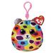 Ty Mini Beanie Squish-A-Boos Plush - GISELLE the Leopard (3 Key Clip Plush) BONUS 1 FUN CHOPS