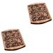 2 PCS Wooden Playset Kids Sports Toys Logic Games for Ball Maze Puzzle 3d Brain Teasers Pine Child