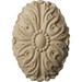 Ekena Millwork Ashford Oval Rosette - Maple - Architectural Accent