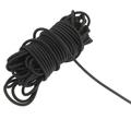 Elastic Bungee Cord Cords Heavy Duty Outdoor Shoe Laces Shoelaces Black Band Tie down Rope 1/4
