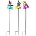 Northlight Solar Lighted Grow Love and Hope Outdoor Garden Stakes - 35 - Set of 3