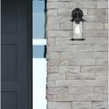 Westinghouse Lighting Courtland Grove One-Light Outdoor Wall Fixture Clear Hammered Glass