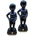 Julien Sculpture Peeing Boy Statue Retro Decor Resin Outdoor Decoration Child Desk Model 2 Pcs