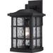 15.5 inch Large Outdoor Wall Lantern Transitional Plastic-Mystic Black Finish Bailey Street Home 71-Bel-1753457