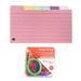 Ruled Index Cards Flash Cards For Studying Colored Index Cards Study Cards 150 Pcs Lined Colored Index Flashcards And 1 Box Piston Rings For Office And School Suplplies