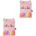 Mi Note Notebook Writing Diary Plush Paper Animals for Kids Child The Cat Cute 2 PCS Pink