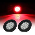 CCIYU Side Marker Light Universal 2pcs Red 13LED Side Marker Clearance Light Bulbs Replacement fit for Truck Bus Boat SUV ATV Trailer Indicator Light Side Marker Assembly