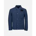 Men's Barbour Steve McQueen Workers Casual Jacket Washed Cobalt - Size: 38