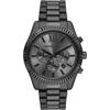 Chronograph MICHAEL KORS "LEXINGTON", schwarz, Armbanduhren, Herren, Quarzuhr, Armbanduhr, Herrenuhr, Stoppfunktion, Edelstahlarmband