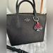 Kate Spade Bags | Authentic Kate Spade Sparkle Black Bag W/Key Fob | Color: Black | Size: Os