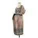 Motherhood Casual Dress - Sheath: Brown Dresses - Women's Size Small Maternity