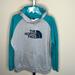 The North Face Tops | Euc North Face Hoodie Fave Half Dome Women’s Xl | Color: Gray/Green | Size: Xl