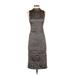 Alice + Olivia Cocktail Dress - Sheath: Gold Jacquard Dresses - Women's Size 2