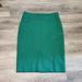 J. Crew Skirts | J Crew Green No 2 Pencil Skirt Sz 4 | Color: Green | Size: 4