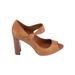 Ralph Lauren Shoes | Laruen Ralph Lauren Wooden Heel Sandals In Brown Leather | Color: Brown | Size: 9