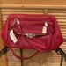 Coach Bags | Coach Red Leather Satchel Accordion Crossbody Nwt | Color: Gold/Red | Size: Os