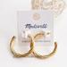 Madewell Jewelry | Madewell Twist Hoop Earrings | Color: Gold | Size: Os