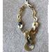 Anthropologie Jewelry | Anthropologie Acrylic Link Necklace $98 Nwt | Color: Cream/Tan | Size: Os